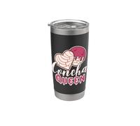 Concha Queen ama la comida mexicana Pan de concha dulce Conchas Vaso térmico de acero inoxidable de doble pared