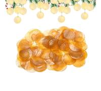 Conchas con agujeros - Concha de 5 cm | 100 piezas para crear pendientes | Conchas para campanillas de viento para estudiantes de arte adultos profesionales principiantes boda casa