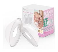 Conchas de pecho + almohadillas de lactancia, Blanco, Breast shells