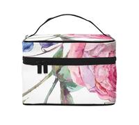 Conchas Marinas Art Déco con Escamas Doradas y champán negroBolsa de Maquillaje, Bolsa de Cosméticos Portátil para Mujer-Organizador de Cosméticos de Viaje, Regalo para Momentos Especiales