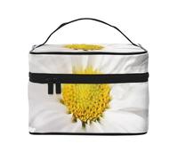 Conchas Marinas Art Deco Golden BluBolsa de Maquillaje, Bolsa de Cosméticos Portátil para Mujer-Organizador de Cosméticos de Viaje, Regalo para Momentos Especiales