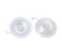 Conchas para Senos Recolector de Leche Materna Mamá Lactante Taza de Lactancia Ahorro de Leche Portátil Colector de Leche de Desbordamiento Usable 2 Piezas Recolector de Ahorro de Leche Materna