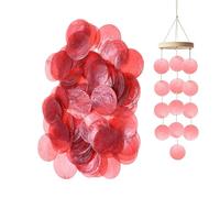 Conchas redondas con agujeros | Fabricación de colgantes, campanillas de viento para principiantes, adultos, mujeres, niñas, estudiantes de arte, profesionales, artistas, , hogar, sala de