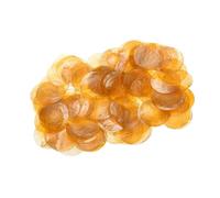 Conchas Redondas para Manualidades - 100 Piezas De Dijes Para Manualidades DIY | Conector De Cuentas Moneda De Concha Marina | Para Mujeres Adultos Estudiantes De Arte Aficionados Hogar E