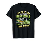 Conciencia Ambiental Divertida de la turbina eólica de la energía renovable Camiseta