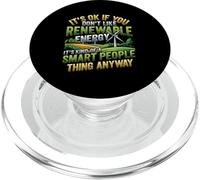 Conciencia Ambiental Divertida de la turbina eólica de la energía renovable PopSockets PopGrip para MagSafe