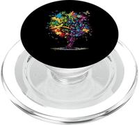 Conciencia Autismo Piezas De Rompecabezas Colorido Árbol PopSockets PopGrip para MagSafe