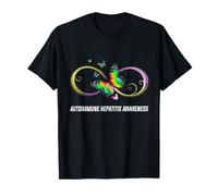 Conciencia autoinmune de la Hepatitis Mariposa Infinita Camiseta