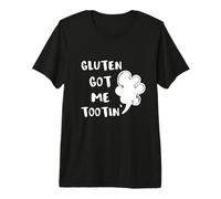 Conciencia celíaca Gluten Got Me Tootin Sin Gluten Camiseta Premium