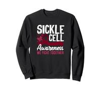 Conciencia de células falciformes luchamos Juntos Sudadera
