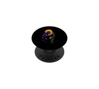 Conciencia de Crohn - Guerrero de Crohn de Combate contra la EII PopSockets PopGrip Adhesivo