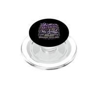 Conciencia de la Demencia con cuerpos de Lewy Mi héroe es Ahora mi ángel PopSockets PopGrip para MagSafe