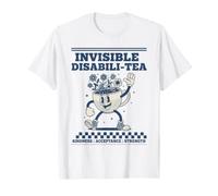 Conciencia de la discapacidad Invisible Disabili Tea Strength Camiseta