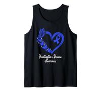 Conciencia de la enfermedad de Huntington Corazón Enfermedad de Huntington Camiseta sin Mangas