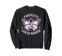 Conciencia de la mariposa guerrera del cáncer de páncreas Sudadera