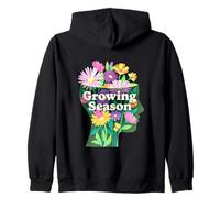 Conciencia de la Mente Saludable de la Temporada de Crecimiento Sudadera con Capucha