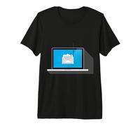 Conciencia de Seguridad cibernética para sobrevivientes de Phishing Manténgase Alerta Camiseta Premium