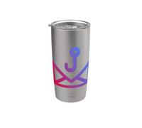 Conciencia de seguridad cibernética para sobrevivientes de phishing Manténgase alerta Vaso térmico de acero inoxidable de doble pared