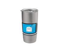 Conciencia de seguridad cibernética para sobrevivientes de phishing Manténgase alerta Vaso térmico de acero inoxidable de doble pared