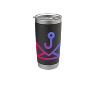 Conciencia de seguridad cibernética para sobrevivientes de phishing Manténgase alerta Vaso térmico de acero inoxidable de doble pared