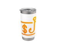Conciencia de seguridad cibernética para sobrevivientes de phishing Manténgase alerta Vaso térmico de acero inoxidable de doble pared
