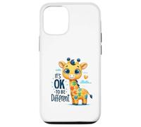 Conciencia del Autismo Está Bien ser Diferente Linda Jirafa Carcasa para iPhone 12/12 Pro