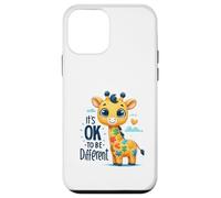 Conciencia del Autismo Está Bien ser Diferente Linda Jirafa Carcasa para iPhone 12 Mini