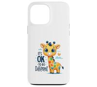 Conciencia del Autismo Está Bien ser Diferente Linda Jirafa Carcasa para iPhone 13 Pro MAX