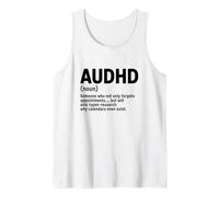 Conciencia del autismo Neurodivergente AuDHDH Sustantivo Camiseta sin Mangas