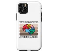 Conciencia del autismo Todo tipo de mentes Autista ND Cerebro Carcasa para iPhone 11 Pro