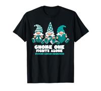 Conciencia del cáncer de ovario Gnomo se pelea solo Camiseta