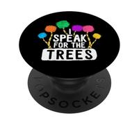 Conciencia del Día de la Tierra Hablar por Árboles Amante de la Naturaleza PopSockets PopGrip Adhesivo