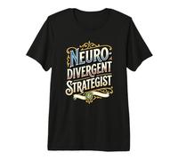 Conciencia del estratega neurodivergente TH Neurodivergente Orgullo Camiseta Premium