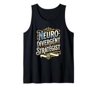 Conciencia del estratega neurodivergente TH Neurodivergente Orgullo Camiseta sin Mangas