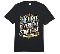 Conciencia del estratega neurodivergente TH Neurodivergente Orgullo Comfort Colors Adult Heavyweight T-Shirt