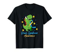 Conciencia del síndrome de Down de dinosaurio para niños y niñas Camiseta