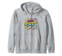 Conciencia del síndrome de Down Energía cromosómica Extra Azul Amarillo Sudadera con Capucha