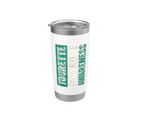 Conciencia del síndrome de Tourette Vaso térmico de acero inoxidable de doble pared