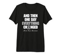 Conciencia del Tumor Cerebral y un día Todo cambió Camiseta Premium