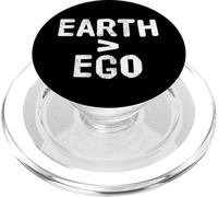 Conciencia ecológica de la Tierra Mayor Que el Ego - Declaración del Guerrero ecológico PopSockets PopGrip para MagSafe