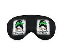 Conciencia mental Máscaras para dormir Cubierta de ojos Blackout con correa elástica ajustable Venda nocturna para mujeres Hombres Yoga Siesta de viaje