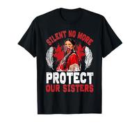Conciencia MMIW Mujeres indígenas Hermanas Robadas Arte Nativo Camiseta