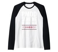 Conciencia PMDD PMDD Apoya la Salud hormonal de la Fase lútea Camiseta Manga Raglan