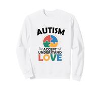 Conciencia sobre el Autismo Aceptación Neurodiverso Amor Autista Sudadera