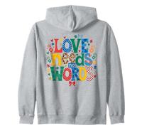 Conciencia sobre el Autismo El Amor no Necesita Palabras Puzzle Sudadera con Capucha