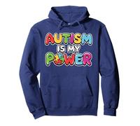Conciencia sobre el autismo - El autismo es mi poder Conciencia del niño autista Sudadera con Capucha