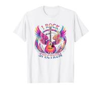 Conciencia sobre el autismo I ROCK THE SPECTRUM Soporte Ed especial Camiseta