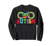 Conciencia sobre el autismo No te cambiaría por el mundo, pero yo Sudadera