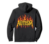 Conciencia sobre el Autismo Orgullo Autista Flaming Cool Graphic Sudadera con Capucha