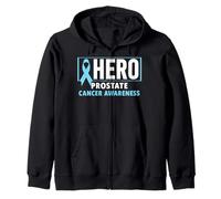 Conciencia sobre el cáncer de próstata - Conciencia sobre el cáncer de próstata de héroe Sudadera con Capucha